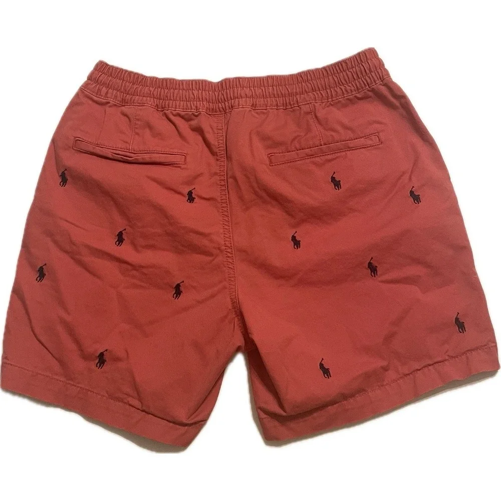 Polo Ralph Lauren Multi-Pony Drawstring Shorts - Red - Men's Small 2018